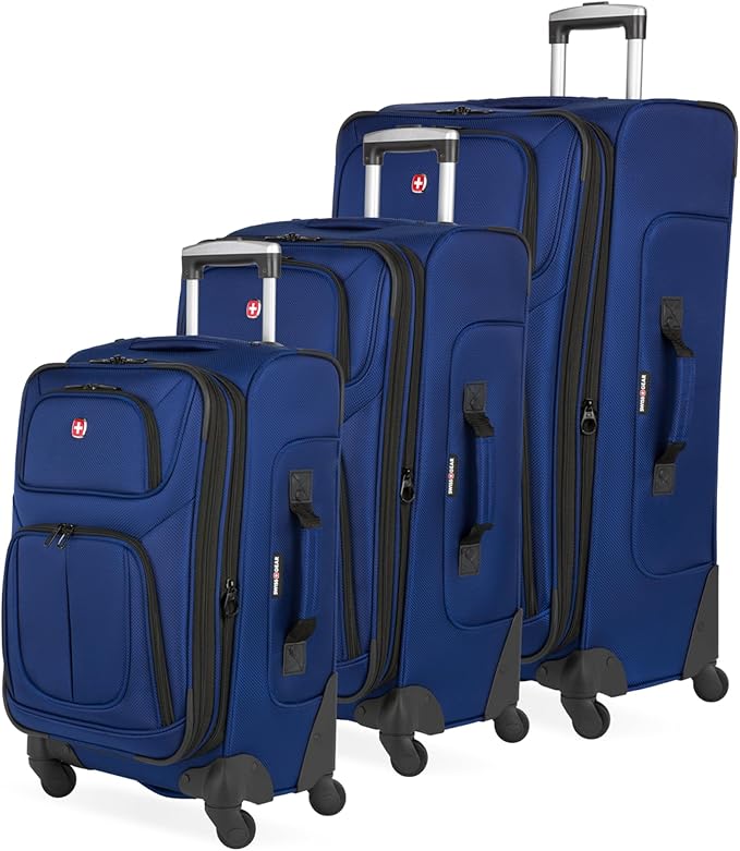 SwissGear Sion Softside Expandable Luggage, 3-Piece Set by SwissGear