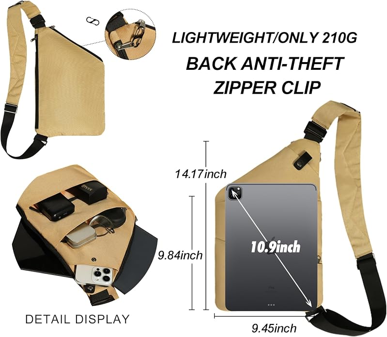 Anti Theft Crossbody Travel Bags - Image 3