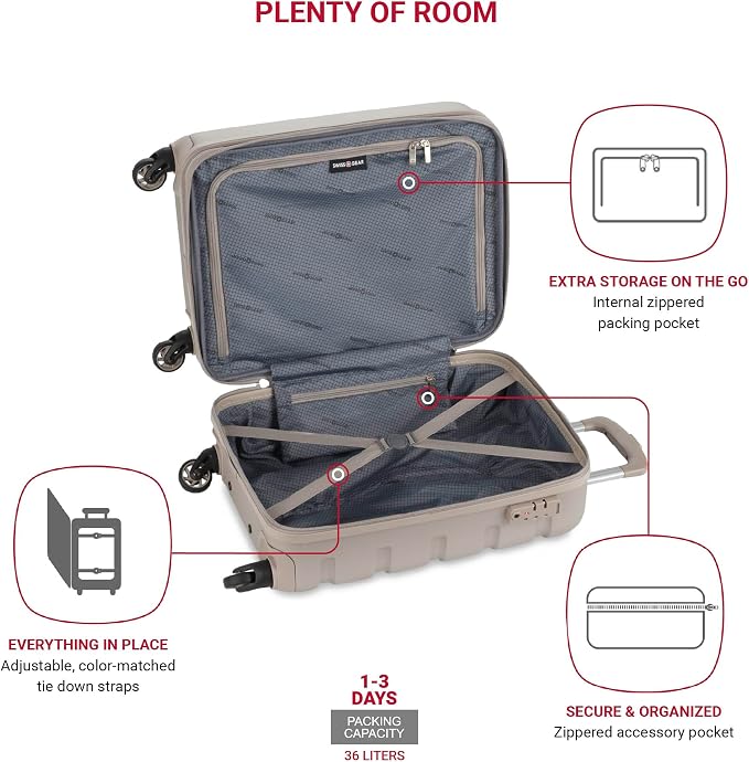 SwissGear 7366 Hardside Expandable Luggage - Image 4