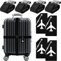 Weewooday 8 Pcs Luggage Straps Suitcase Tags Set by Weewooday