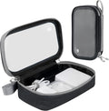 pack all Clear Electronic Organizer, TPU Cable Organizer Bag, Compact Cord by packall
