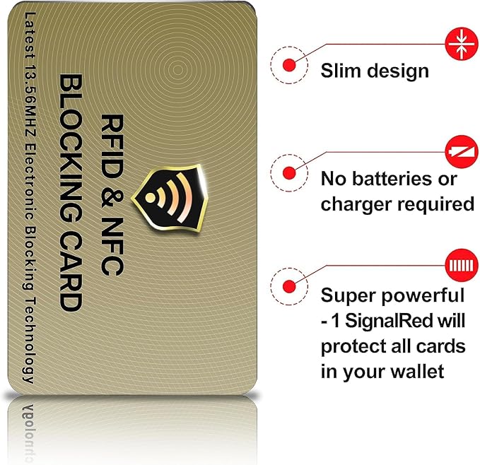 SaiTech IT RFID Cards One Card Protects Entire Wallet Purse - Image 6