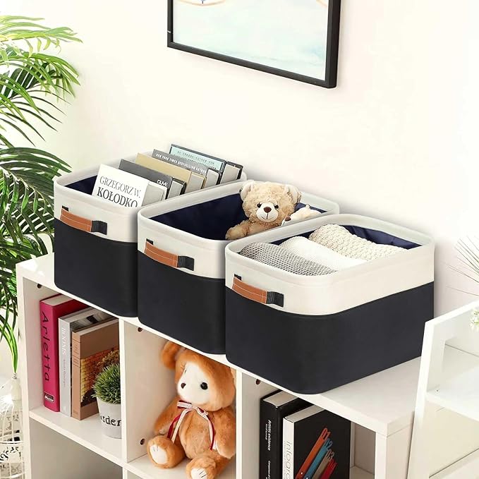 GhvyenntteS 6 Pack Large Fabric Storage Bins - Image 6