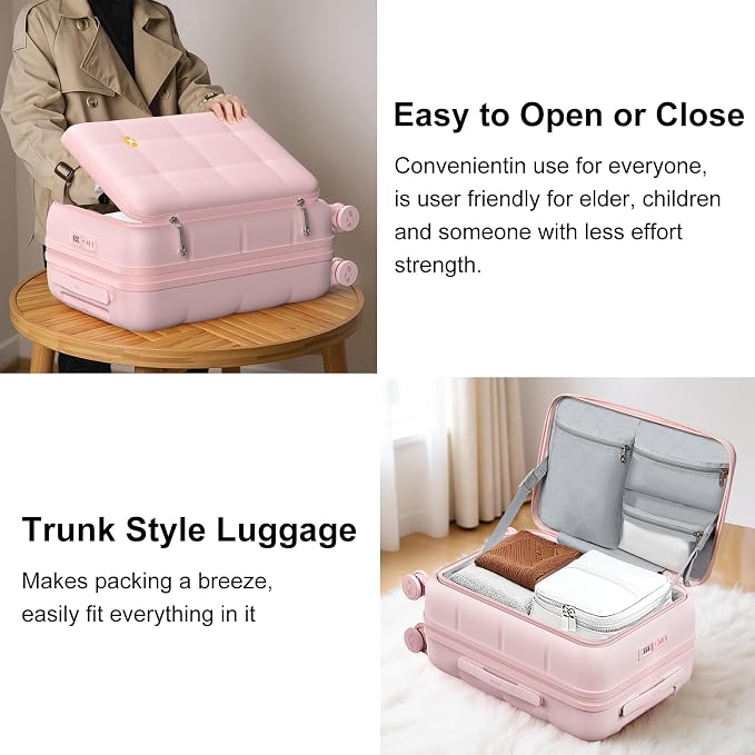 MGB 20 Inch Expandable Carry On Luggage - Image 6