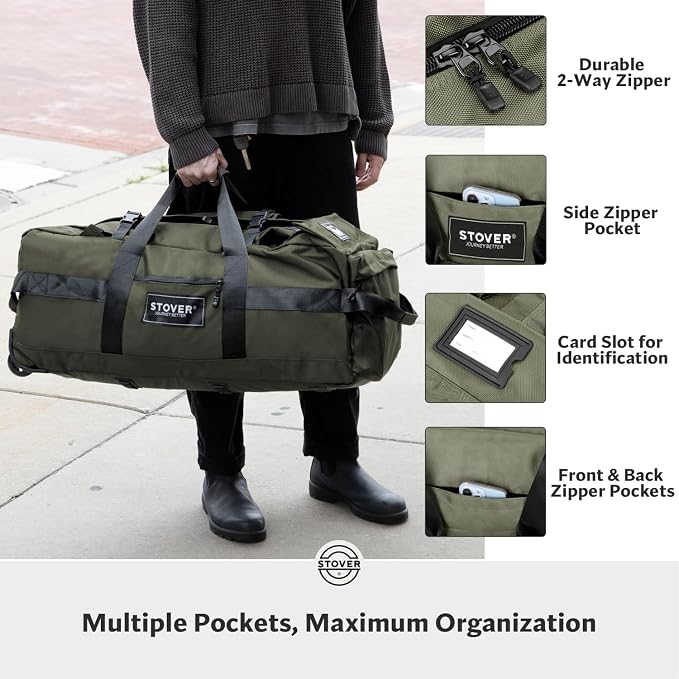 STOVER 100L Rolling Duffel Bag - Image 4