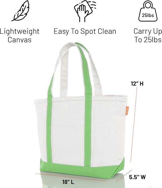 CB STATION Medium Classic Canvas Tote Bag - Image 4