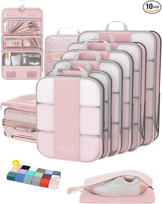 10 Set Compression Packing Cubes by OlarHike
