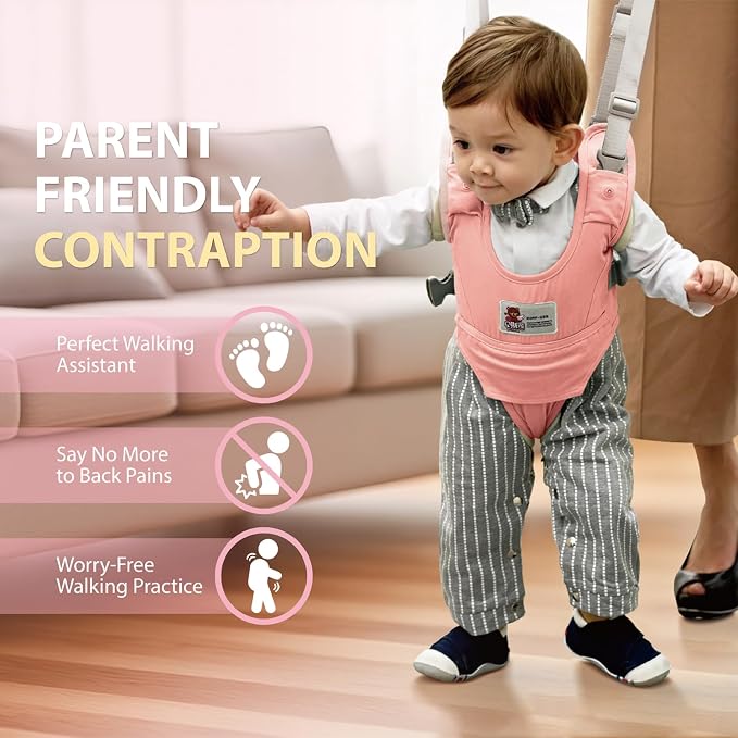 Baby Walking Harness-Handheld Assistant Belt- Toddler Infant Walking Aid - Image 2
