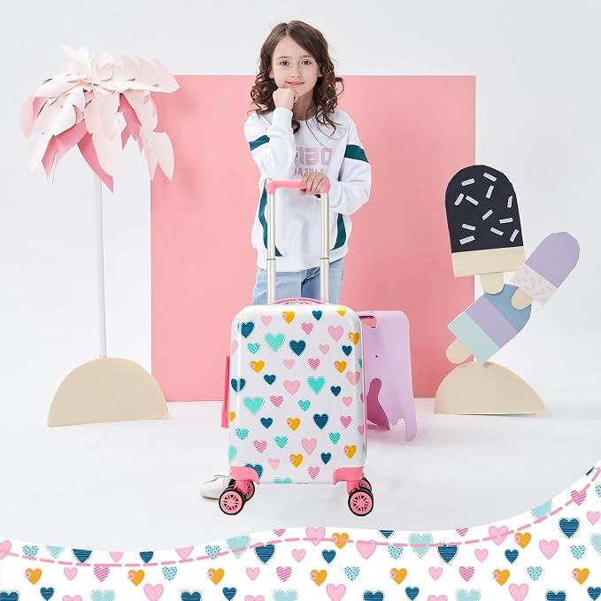 Kid’s Luggage Set 5 Piece Suitcase Set 16’’ Hardside Luggage - Image 5