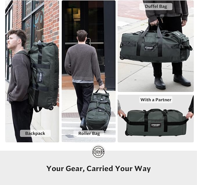 STOVER 80L Rolling Duffel Bag - Image 3