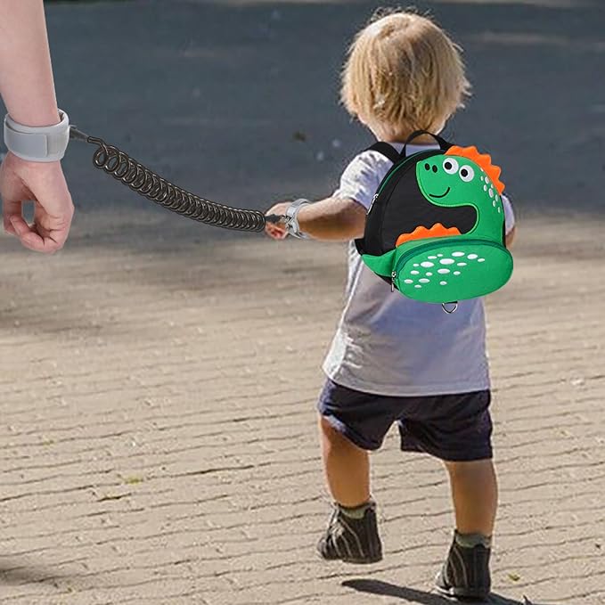 Accmor Toddler Harness Backpack Leash + Black Anti Lost Wrist Link, Cute - Image 4