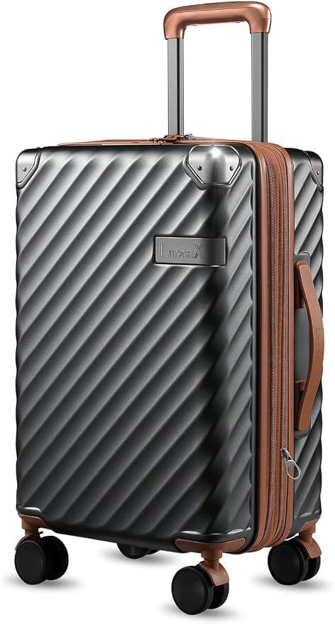 LUGGEX Luggage with Spinner Wheels, Polycarbonate Expandable Hard Shell Suitcase by LuggeXLUGGAGE