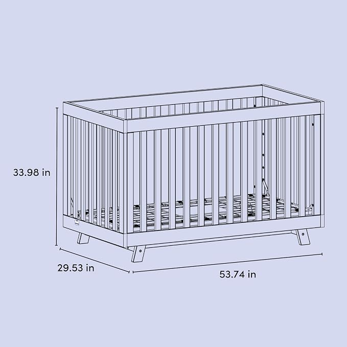 Storkcraft Beckett Grow-with-Me Convertible Crib – GREENGUARD Gold Certified - Image 9