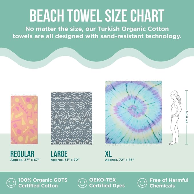 Sand Cloud Oversized Turkish Beach Towel - Image 5