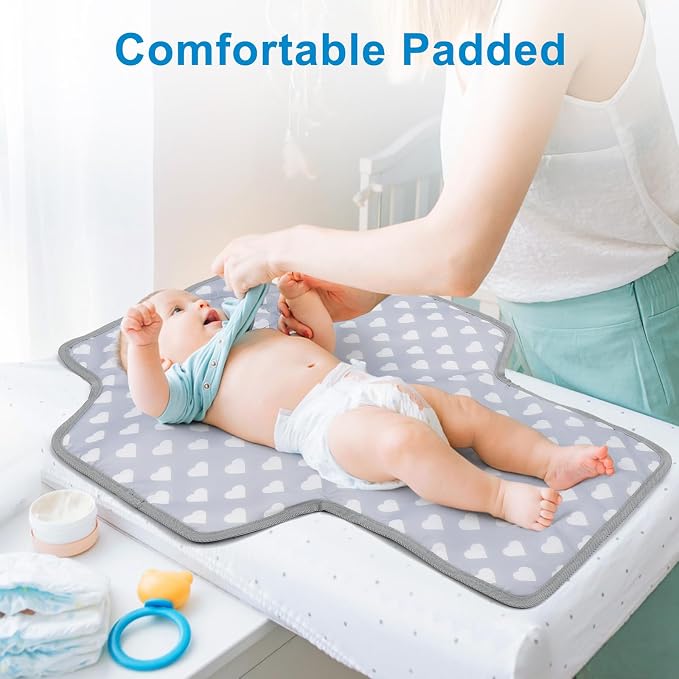 Accmor Portable Diaper Changing Pad, Waterproof Baby Changing Mat, Foldable - Image 3