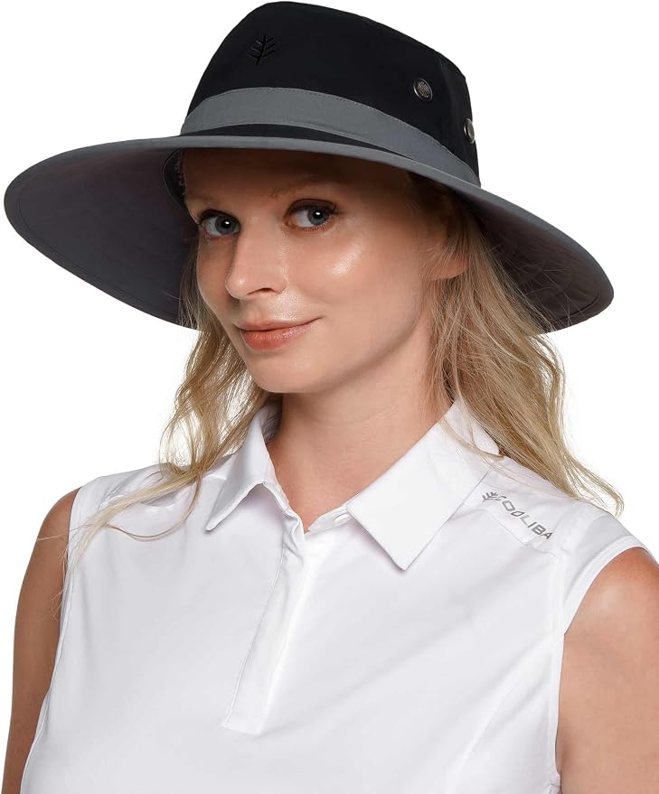 Coolibar UPF 50+ Men's Women's Matchplay Golf Hat - Image 3