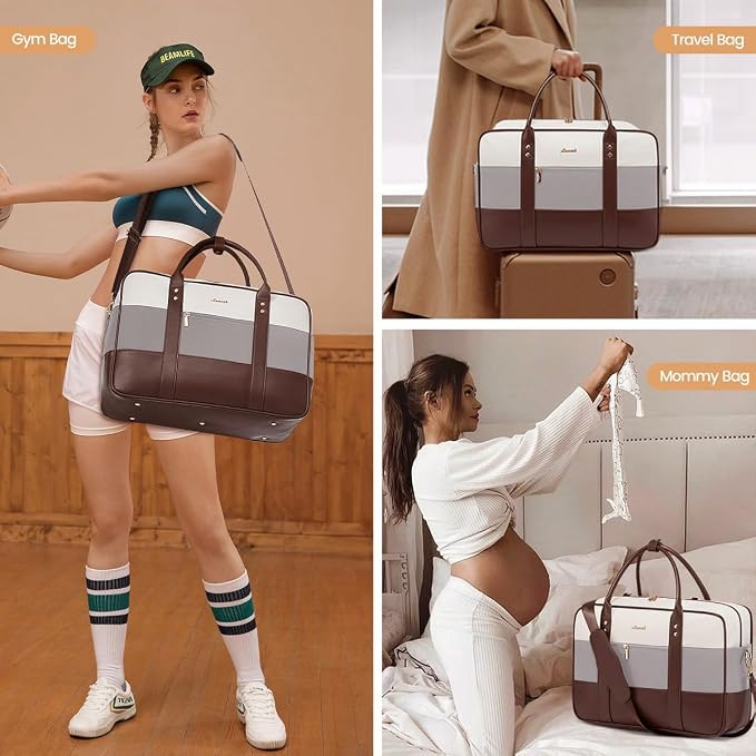 LOVEVOOK Weekender Travel Duffel Bag, Personal Item Duffle Bags - Image 8