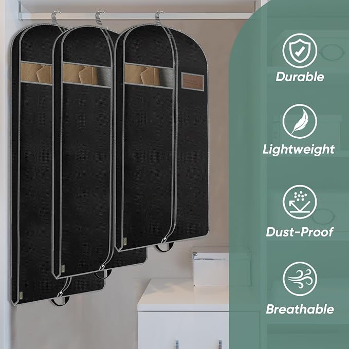 BALEINE 1PK Heavy Duty Garment Bag - Image 4