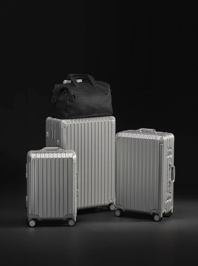 Mvst Luggage Premium All Aluminum Magnesium Carry On 20'' Lightweight Metal - Image 6