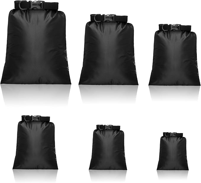 Shappy Waterproof Dry Bag Set 6 Sizes Lightweight Sacks and Long Adjustable - Image 5