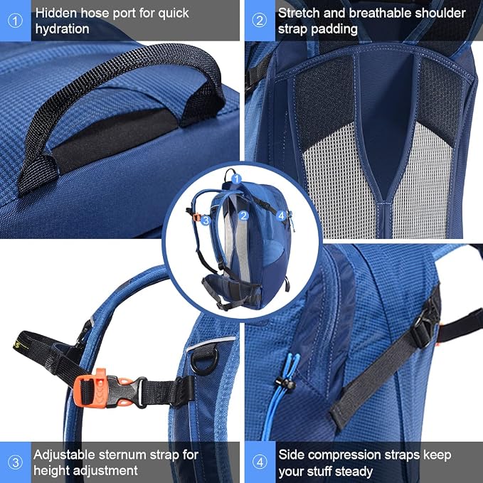 KAILAS Q-WIND II 28L Hiking Daypack Waterproof Lightweight Backpack - Image 4
