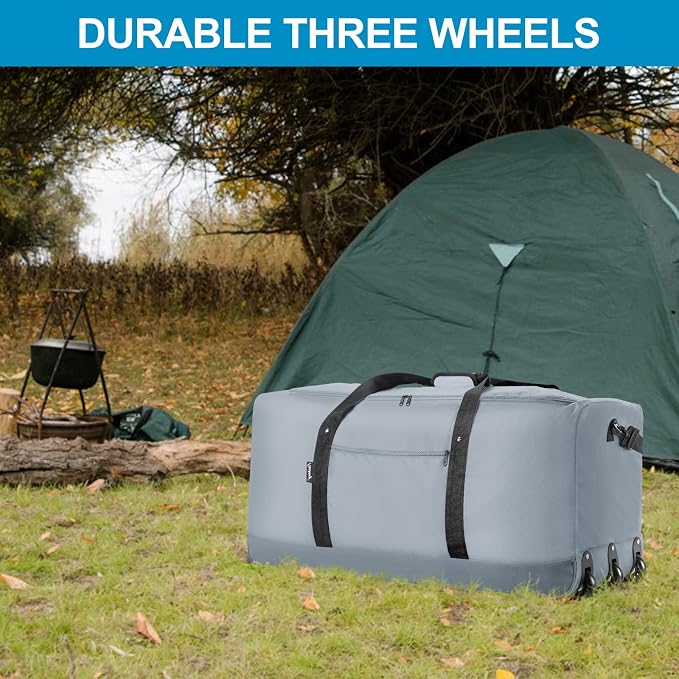 Finnhomy 120L Foldable Rolling Duffel Bag - Image 7