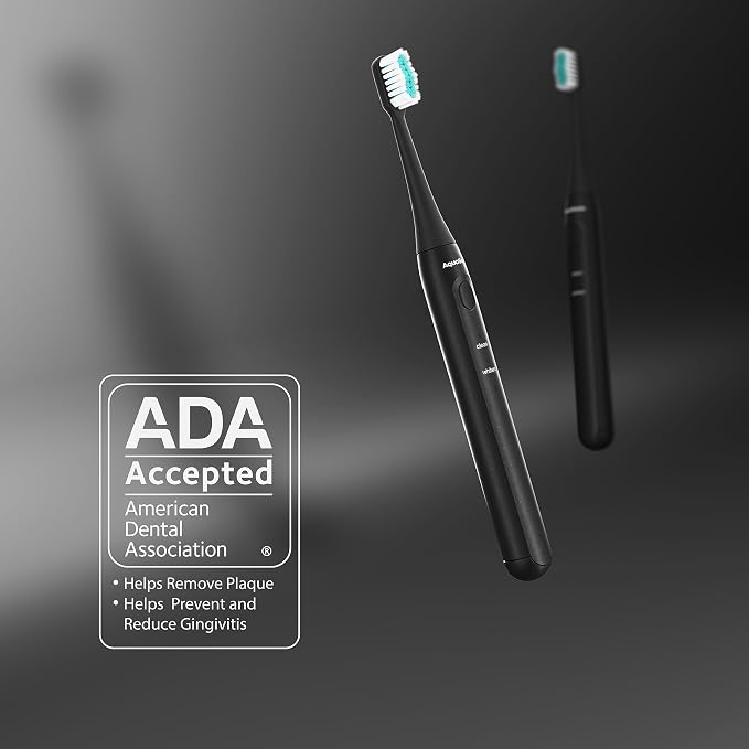 Aquasonic Icon ADA-Accepted Rechargeable Toothbrush | Magnetic Holder & Slim - Image 7