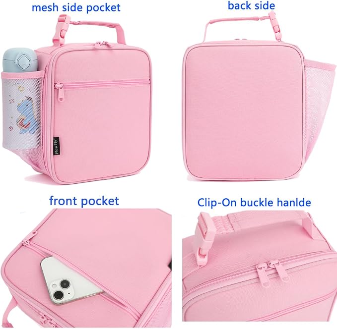 FlowFly Kids Lunch box Insulated Soft Bag Mini Cooler Back to School Thermal - Image 4