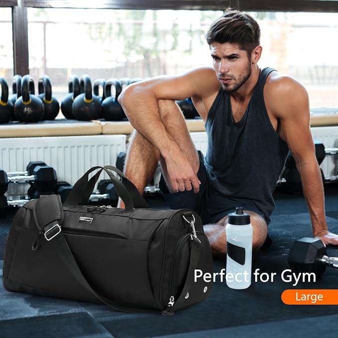TOPDesign Gym Bag for Women & Men, Unisex Duffel Bag - Image 2