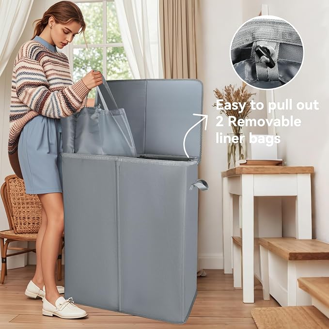 Voova 154L Double Laundry Hamper - Image 5