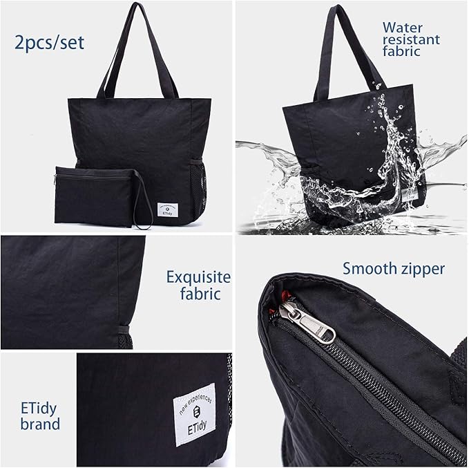 ETidy Large Capacity Foldable Tote Bag - Image 4