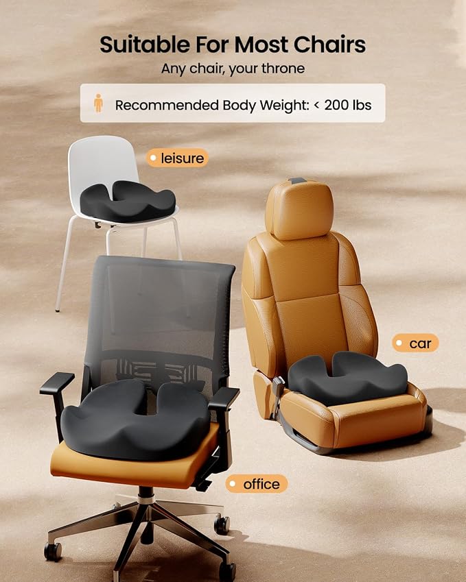 ProtoArc Seat Cushion, Office Chair Cushion - Image 6