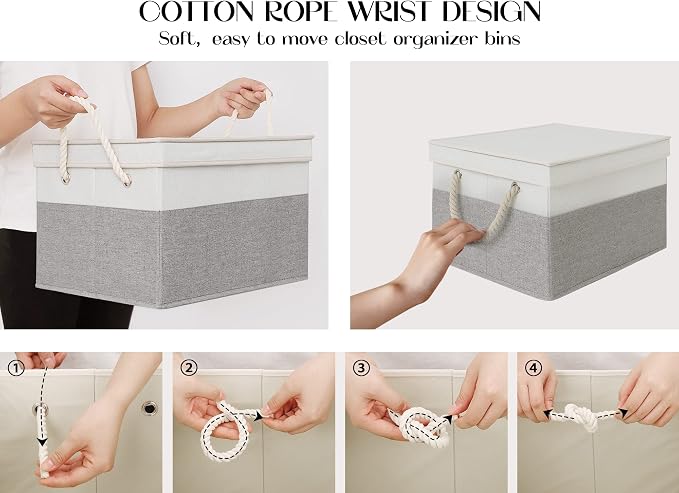 LoforHoney Home Fabric Storage Bins - Image 4