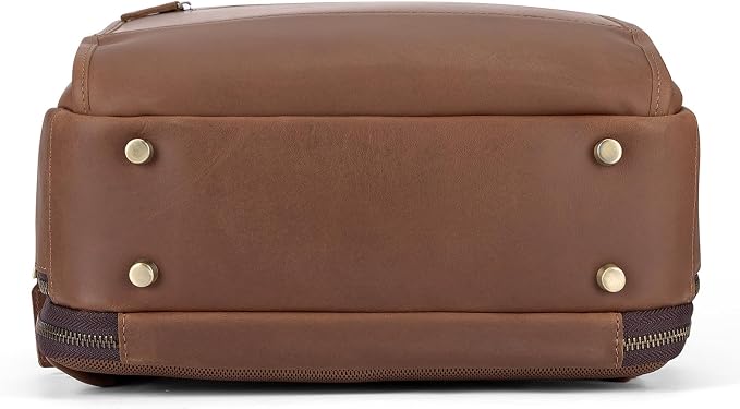 Tzowla Leather Laptop Backpack, Bag - Image 8