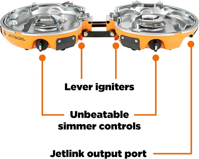 Jetboil Genesis Basecamp Backpacking and Camping Stove Cooking System - Image 5