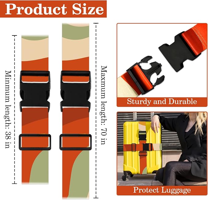 Luggage Straps for Suitcases TSA Approved, Luggage Identifiers for Suitcase - Image 2