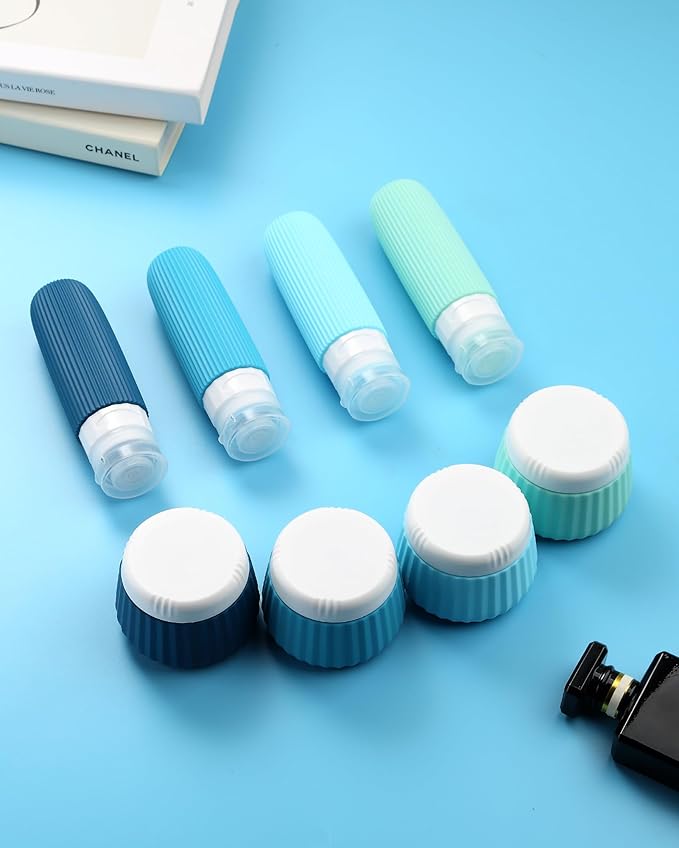 Travel Bottles for Toiletries 8 Pack, TSA Approved 3 oz Travel Containers - Image 6