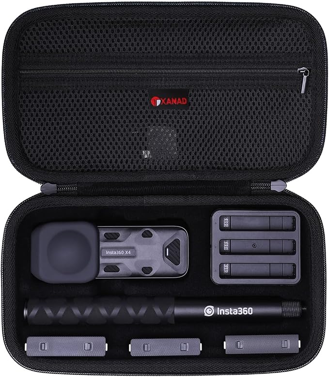 XANAD Hard Case for Insta360 X5/X4/X3/X2 Waterproof 8K 360 Action Camera by XANAD