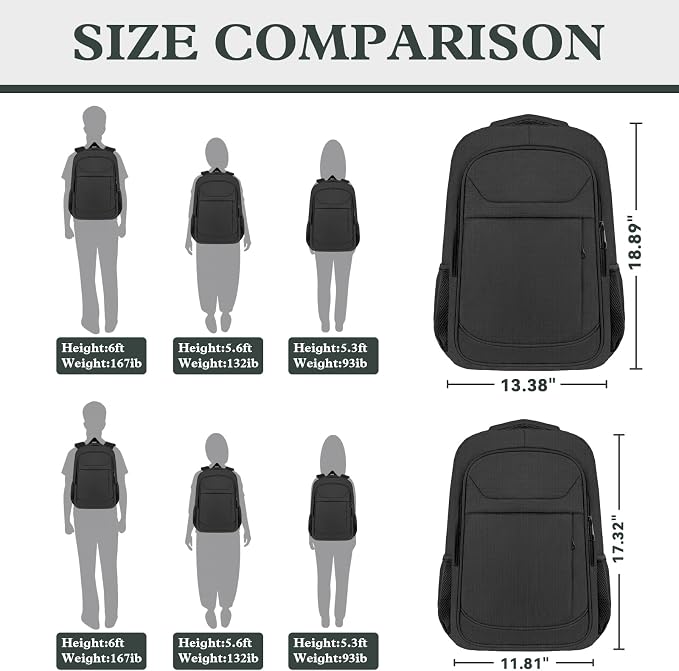 Travel Laptop Backpack, Travel Backpack - Image 7