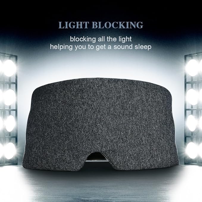 FRESHME Cotton Sleep Eye Mask for Women Men - Image 4