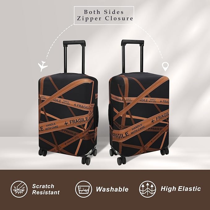 Explore Land Travel Luggage Cover Suitcase Protector Fits 23-26 Inch Case - Image 2