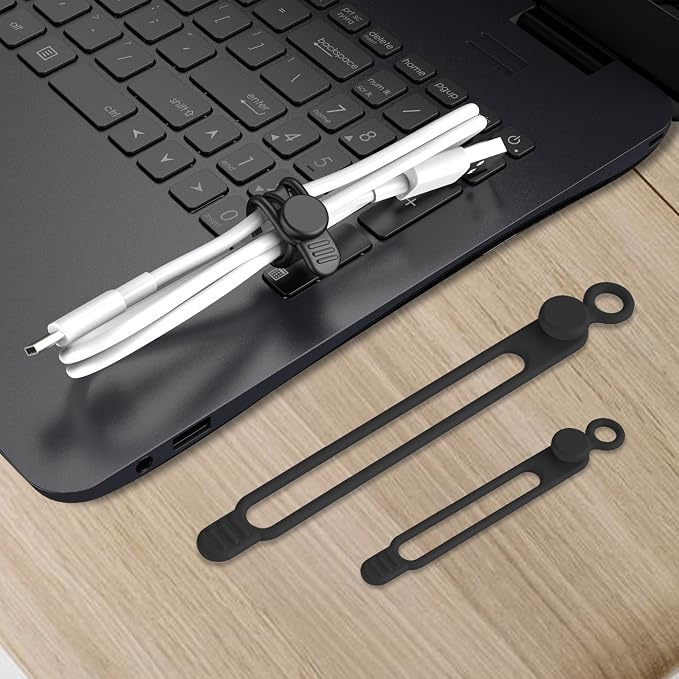Nearockle Silicone Cable Ties Cord Organizer - Image 6