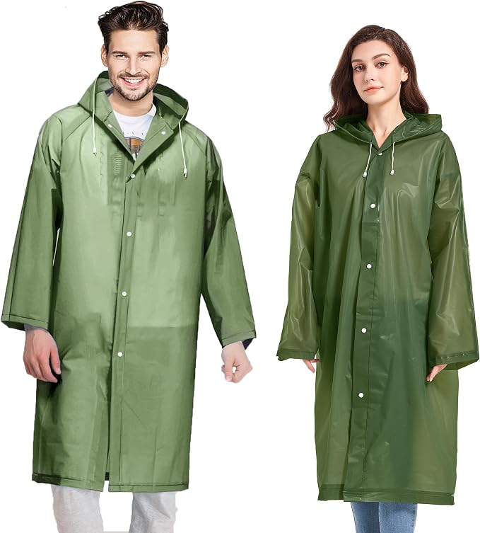 Rain Coats - Reusable EVA Rain Ponchos by COOY