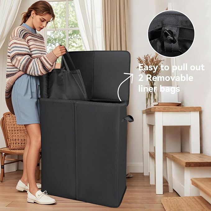 Voova 154L Double Laundry Hamper - Image 5