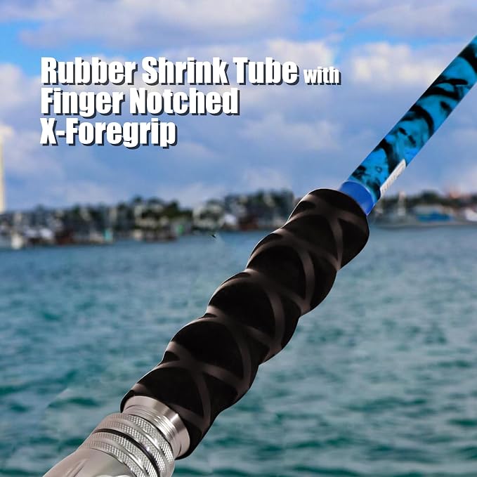 Fiblink 2-Piece Boat Conventional Fishing Rod Portable Spinning/Casting Rod - Image 4