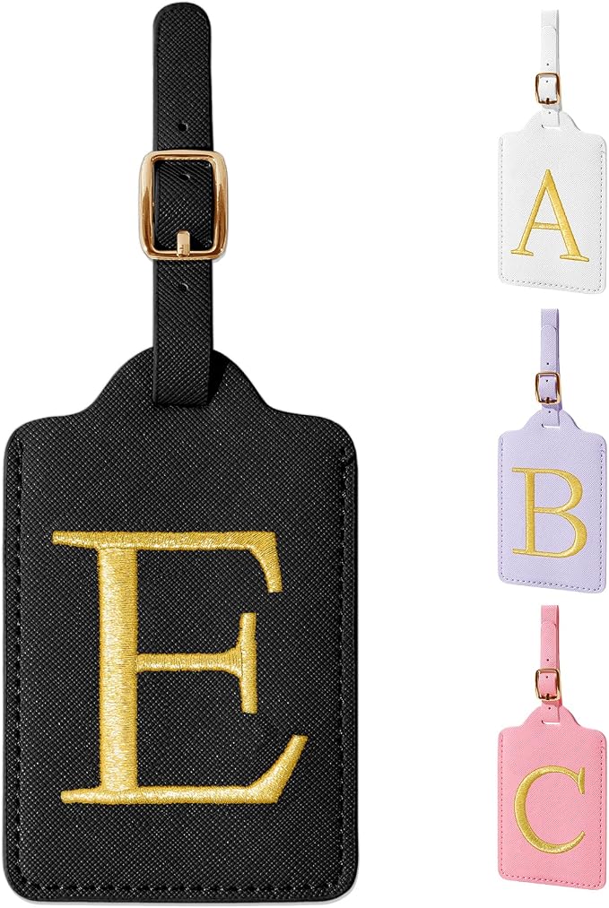Personalized Initial Luggage Tags by izuzta