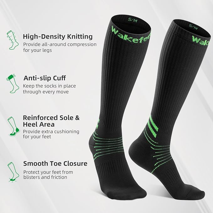 Compression Socks for Women Men 3 Pairs, Compression Stockings, Fragrance - Image 3