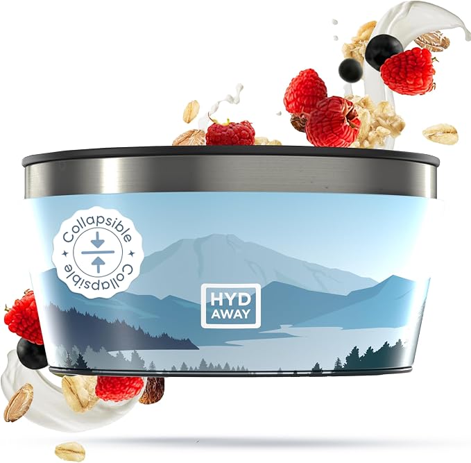 HYDAWAY 1-Quart Collapsible Insulated Bowl by HYDAWAY