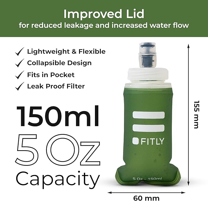 Soft Flask - Shrink As You Drink Soft Water Bottle - Image 6