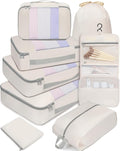 BAGAIL 6 Set/8 Set/10 Set Packing Cubes Various Sizes Packing Organizer by BAGAIL